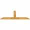 Ekena Millwork Portland Rough Sawn Timber Gable Bracket, Western Red Cedar, 72"W x 30"H x 2"D x 6"F, 10/12 Pitch GBW072X30X0206POR00RWR - alternate 4